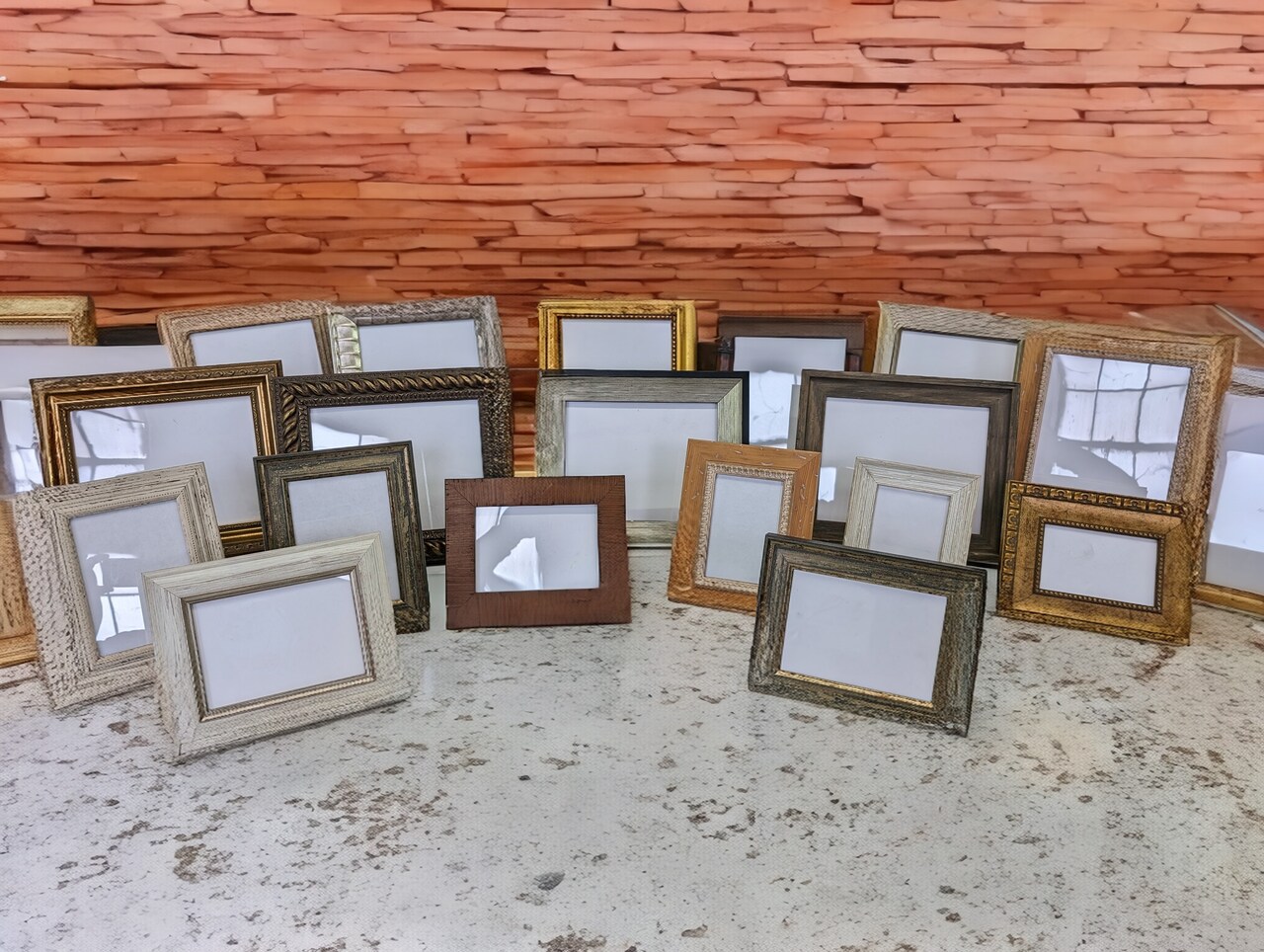 Assorted Frame Bundle | Picture Photo Frames I Desktop & Wall Frames | 4x6, 5x7, 8x10 I Glass, Easel and Hangers Included I READY TO USE